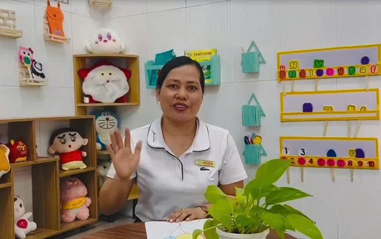 Tạo hình: Tô màu chùm bong bóng bay